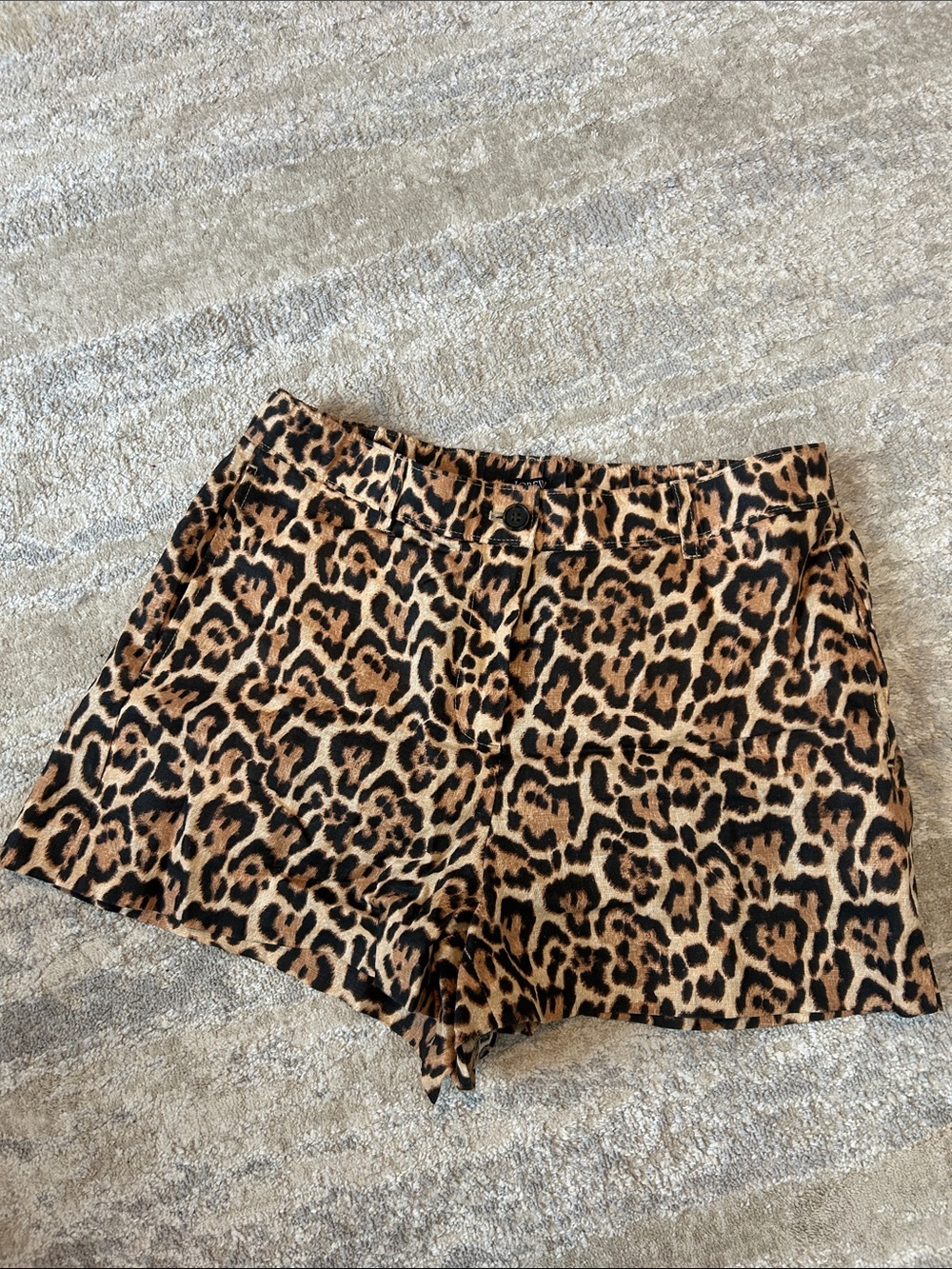 j crew leopard shorts